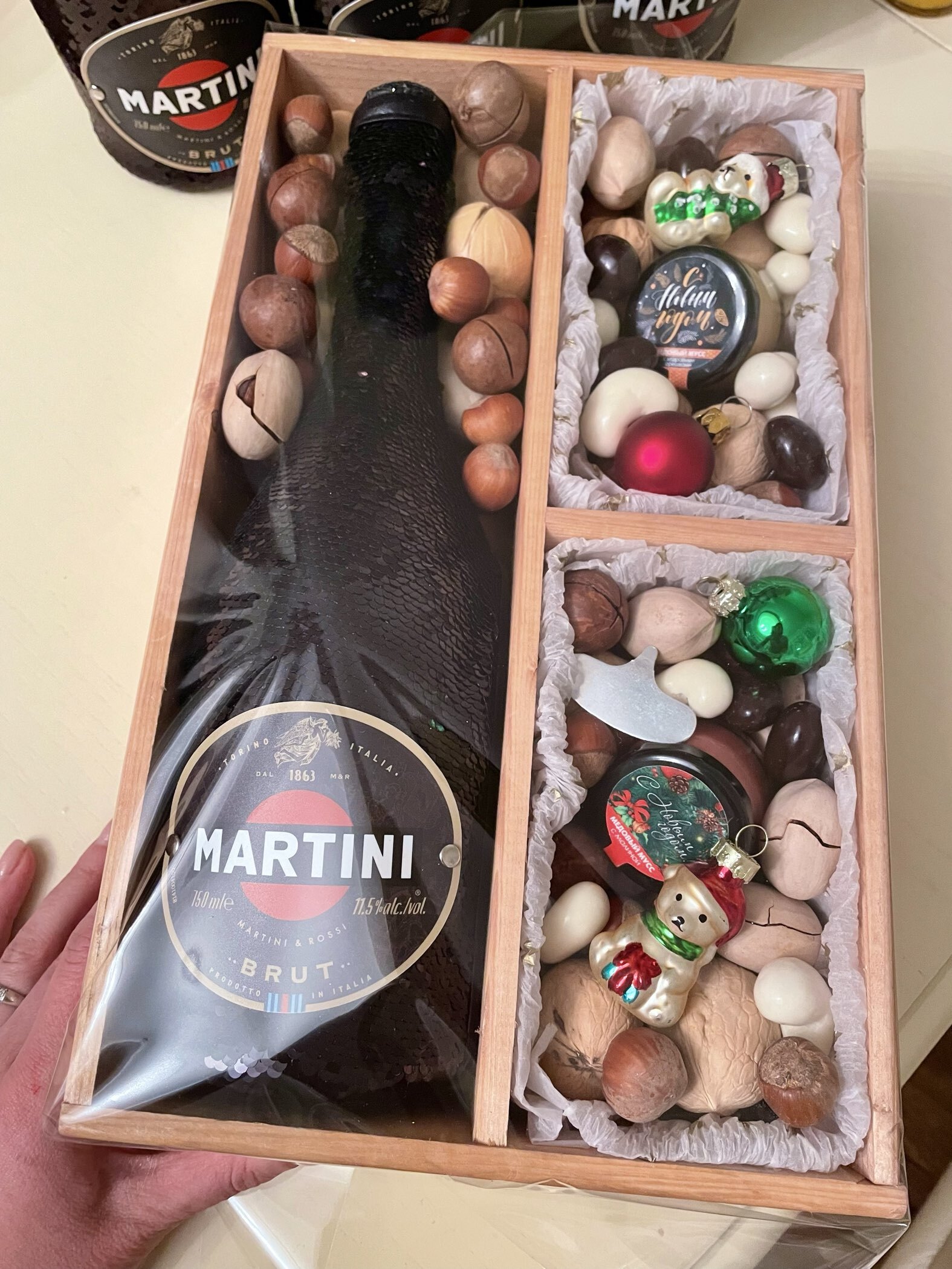 Фотография покупателя товара Ящик для хранения, 20.5×34.5×10 см, деревянный - Фото 1