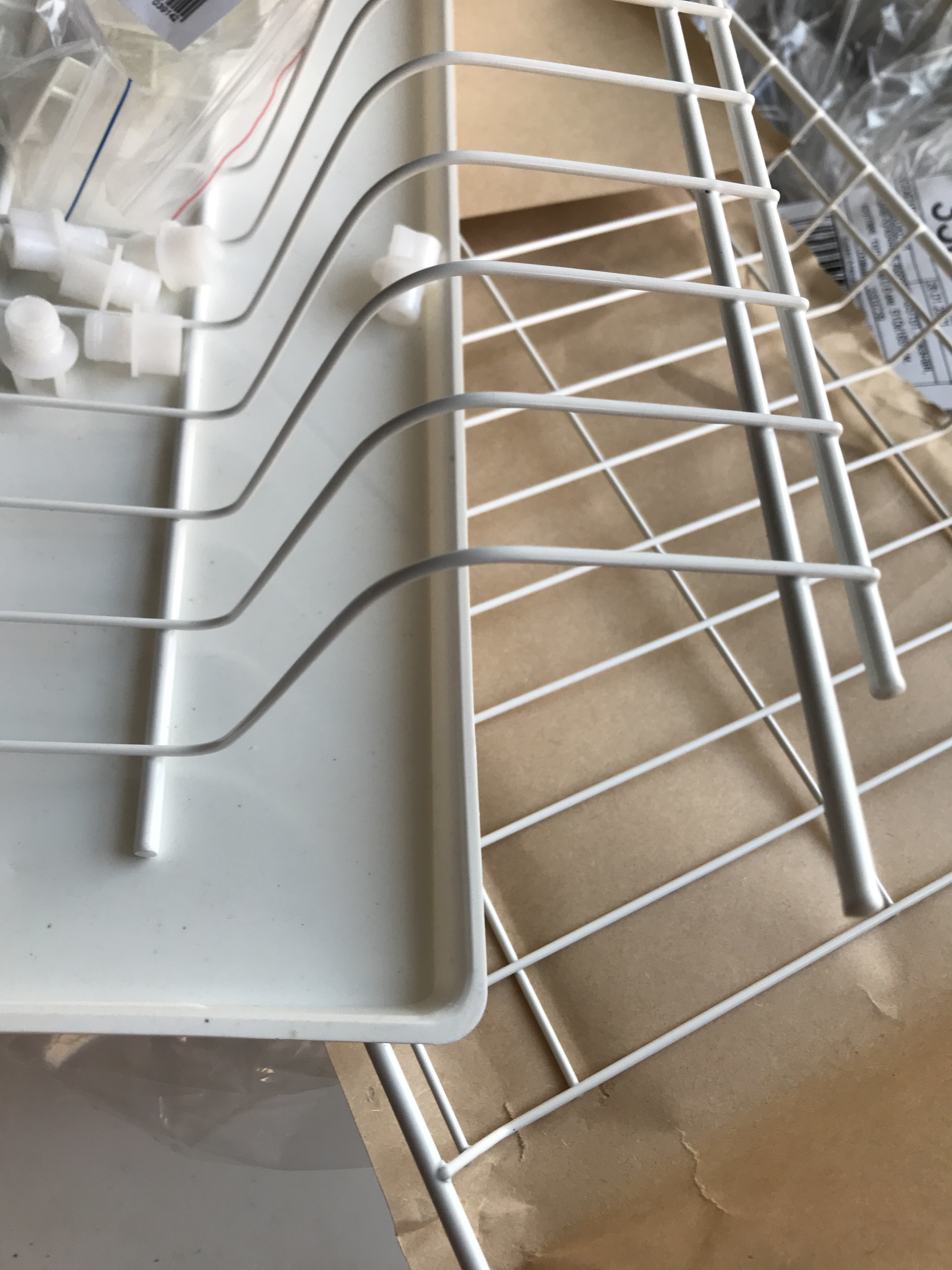 Фотография покупателя товара Комплект посудосушителей с поддоном для шкафа 50 см, 46,5×23 см, цвет белый - Фото 1