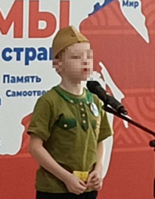 Фотография покупателя товара Карнавальный набор на 9 мая «Отважный солдат»: футболка рост 122 см, пилотка р. 54–56 - Фото 3
