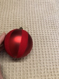 Фотография покупателя товара Ёлочные шары «Бархат», новогодние, d=8 см, набор 6 шт., красный - Фото 3