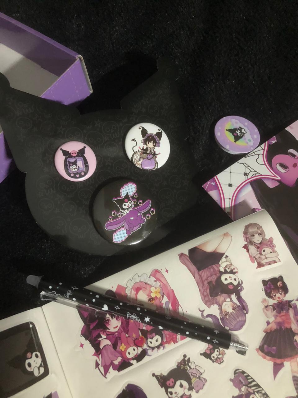 Фотография покупателя товара Подарочный набор 17в1 «Dark Bunny», Аниме, книги, фигурка, наклейки, пенал - Фото 1