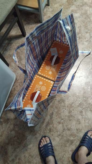 Фотография покупателя товара Сумка хозяйственная на молнии, 82 л, в клетку - Фото 2