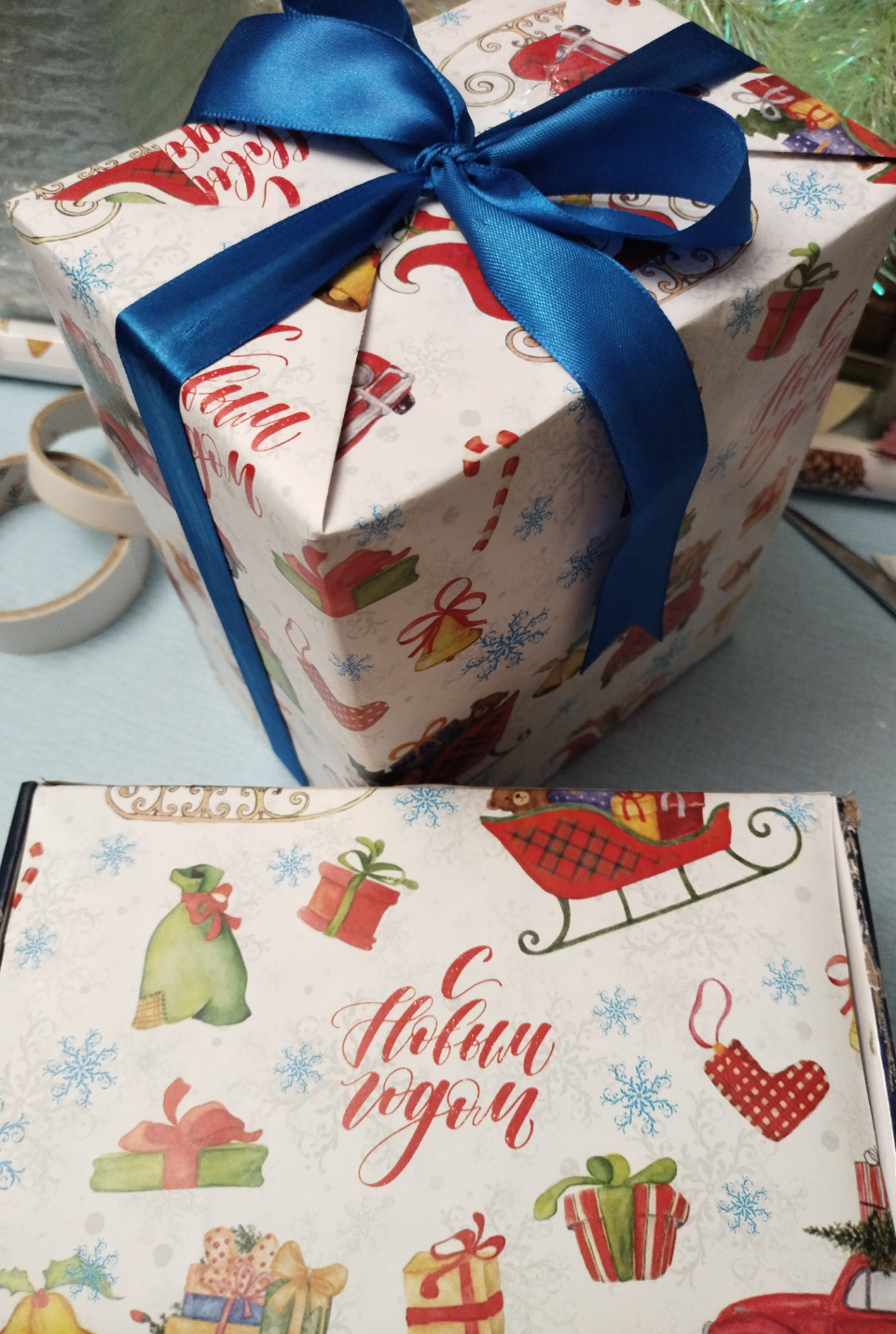 Фотография покупателя товара Бумага упаковочная новогодняя глянцевая «Зверята », 70×100 см,1 лист - Фото 11