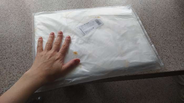 Фотография покупателя товара Плёнка полиэтиленовая, толщина 60 мкм, 3 × 100 м, рукав (1,5 м × 2), прозрачная, 1 сорт, Эконом 50 % - Фото 1