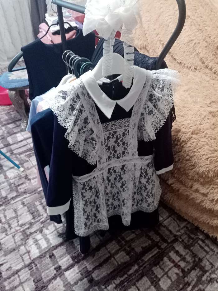 Фотография покупателя товара Вешалка костюмная, 37×34×104 см, цвет чёрный