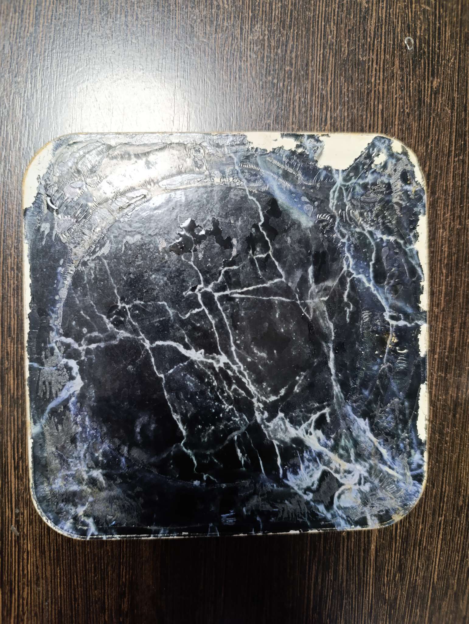 Фотография покупателя товара Подставка под горячее квадратная Дорого внимание «Черный мрамор», 15×15 см - Фото 9