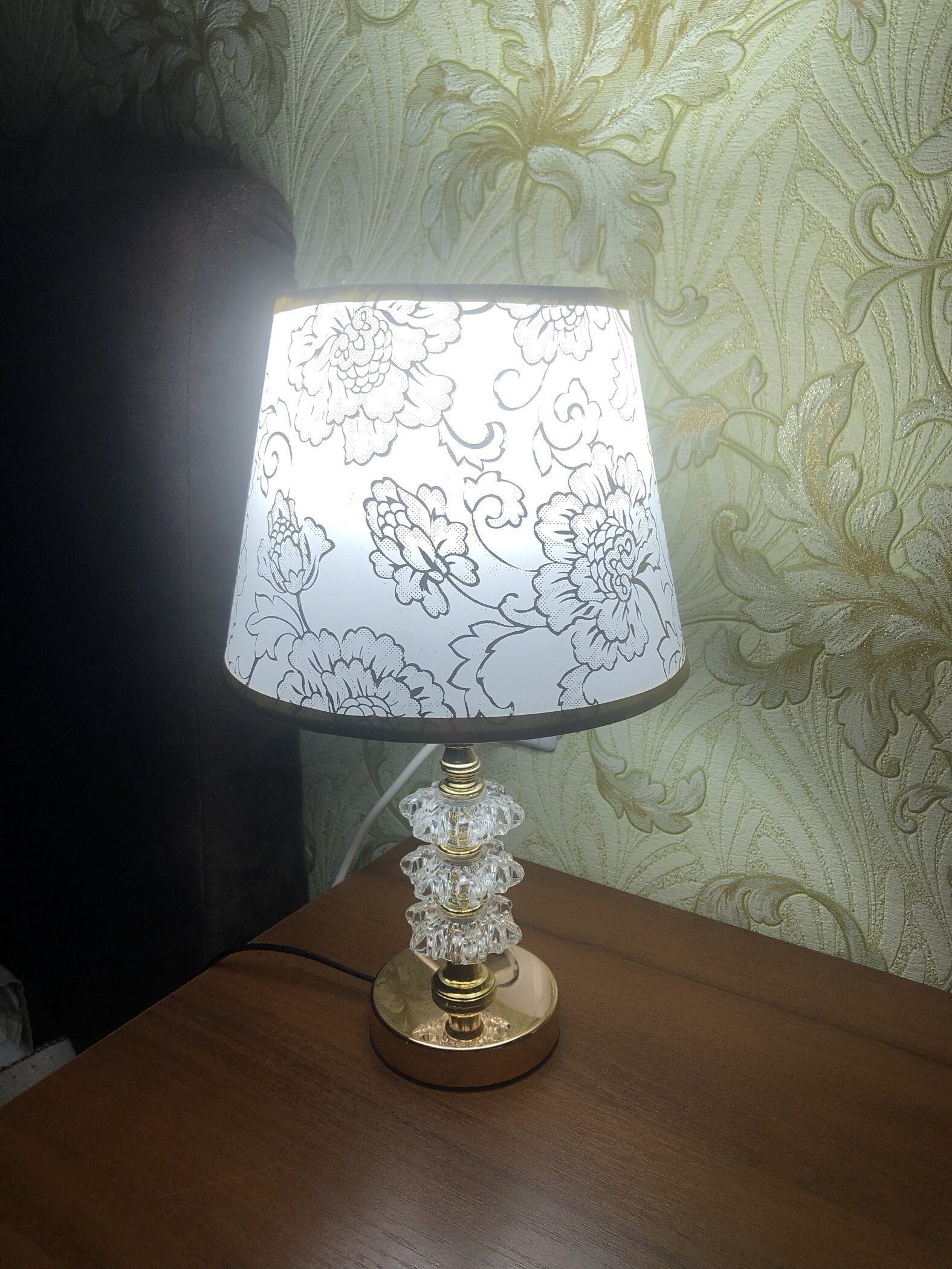 Фотография покупателя товара Настольная лампа «Мартина» Е27 40 Вт золото 20×20×40 см RISALUX - Фото 1