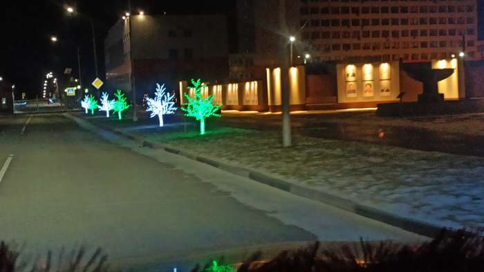Фотография покупателя товара Светодиодное дерево «Акриловое» 1.8 м, 768 LED, постоянное свечение, 220 В, свечение фиолетовое - Фото 3