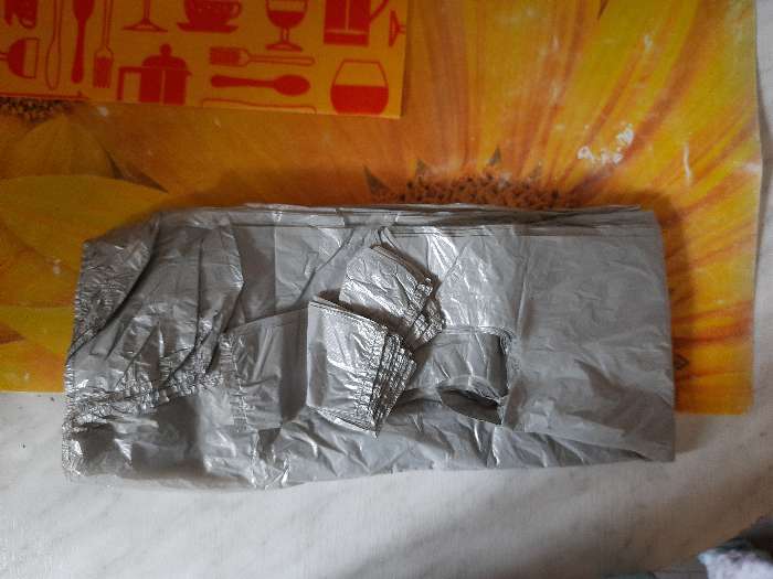 Фотография покупателя товара Мешки для мусора с ручками, 45 л, 10 мкм, ПНД, 20 шт, цвет чёрный - Фото 1