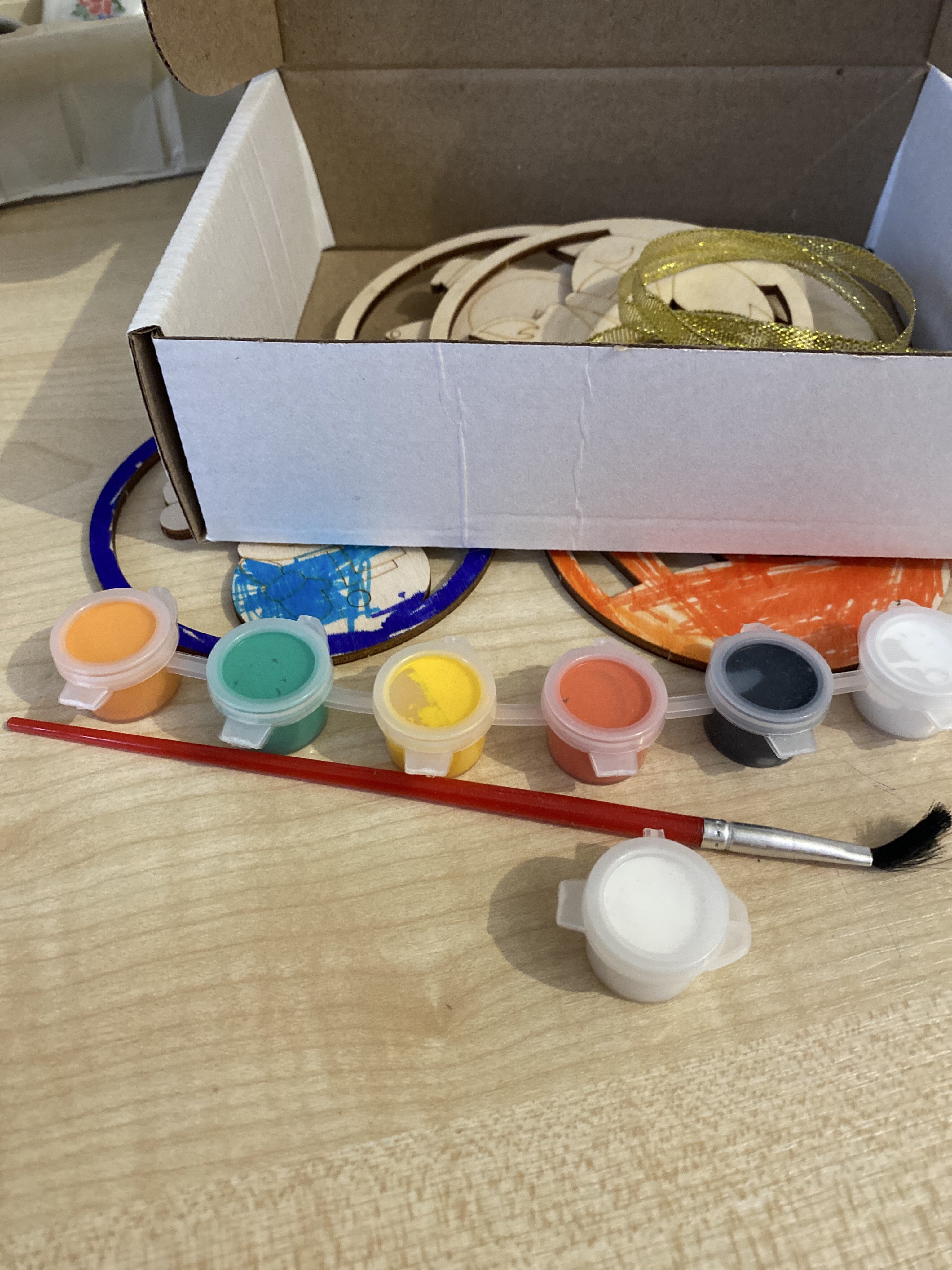 Фотография покупателя товара Роспись по дереву «Новый год! Подвески на ёлочку» - Фото 3