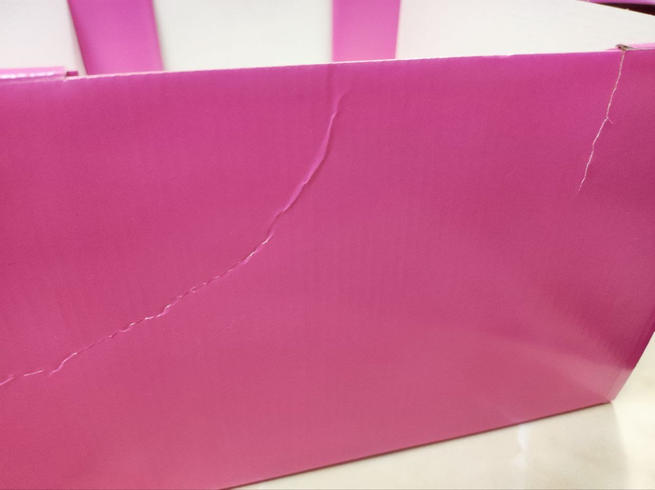 Фотография покупателя товара Складная коробка, розовая, 31.2×25.6×16.1 см - Фото 1