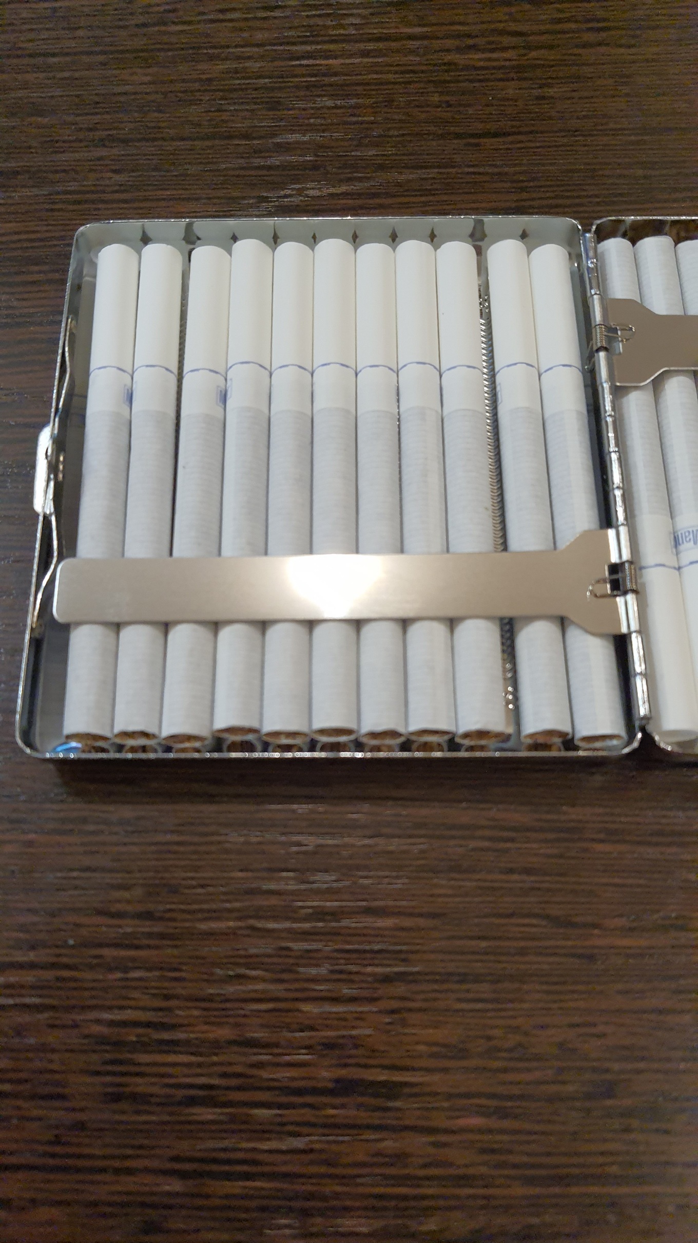 Фотография покупателя товара Портсигар на 20 сигарет, 9×8.5×1.8 см - Фото 1