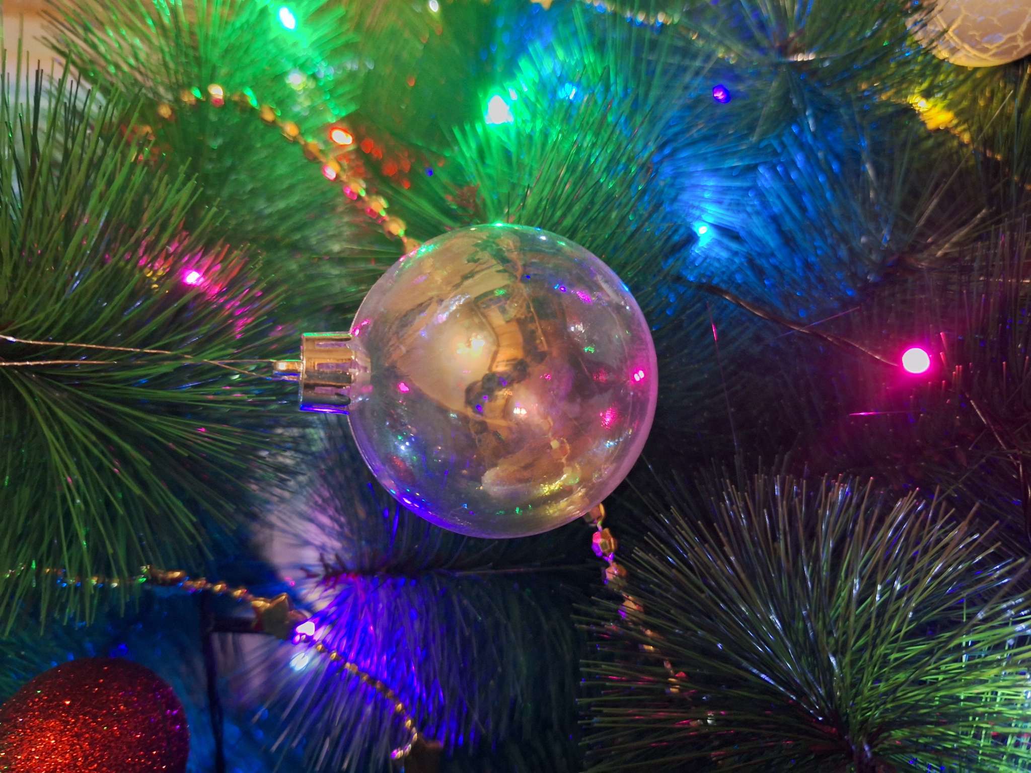 Фотография покупателя товара Ёлочные игрушки «Перл», шары новогодние, пластик, набор d=6 см, 6 шт., перламутровый - Фото 1