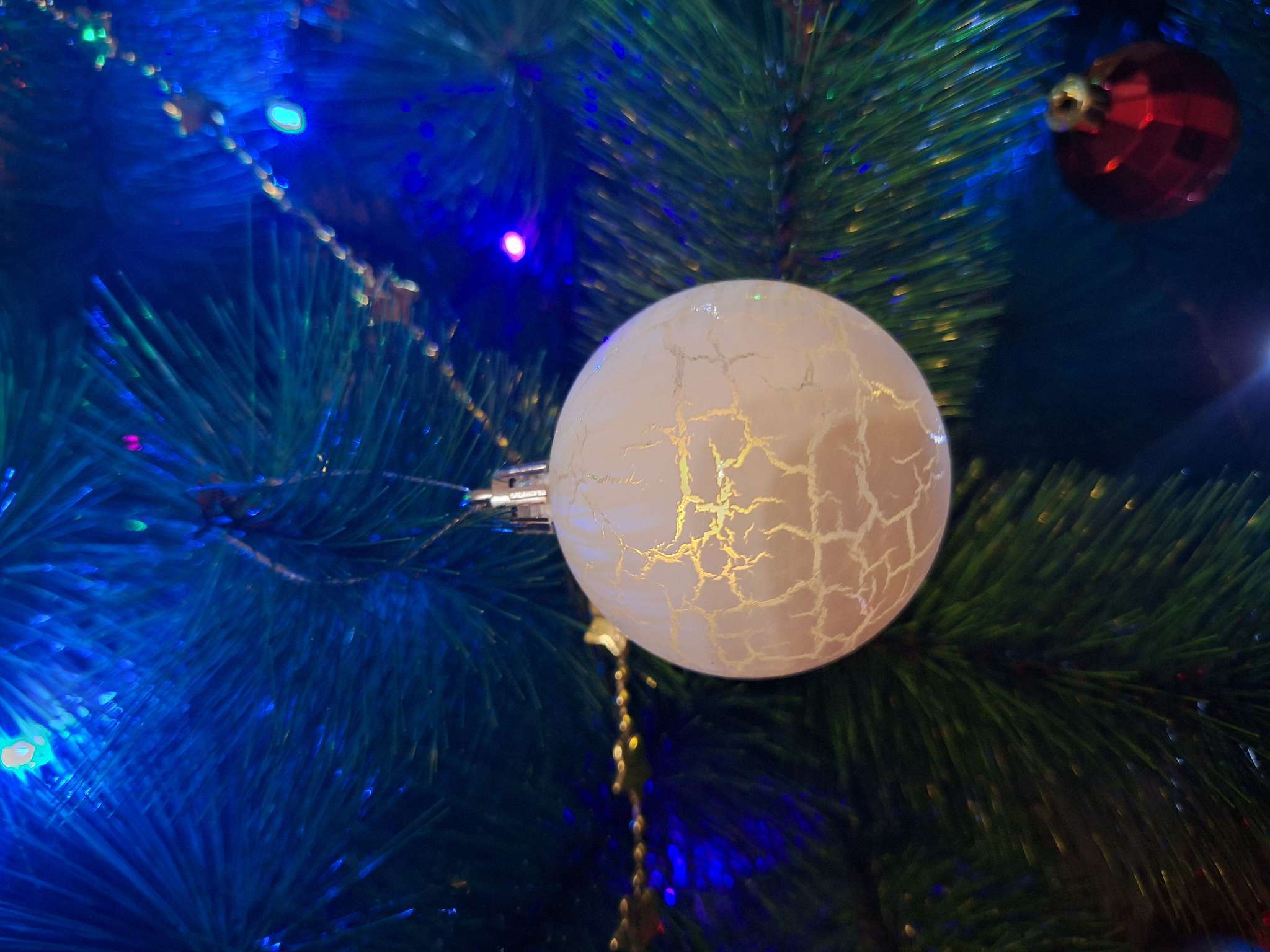 Фотография покупателя товара Ёлочные игрушки «Кракле», шары новогодние, d=6 см, набор 6 шт., МИКС - Фото 8