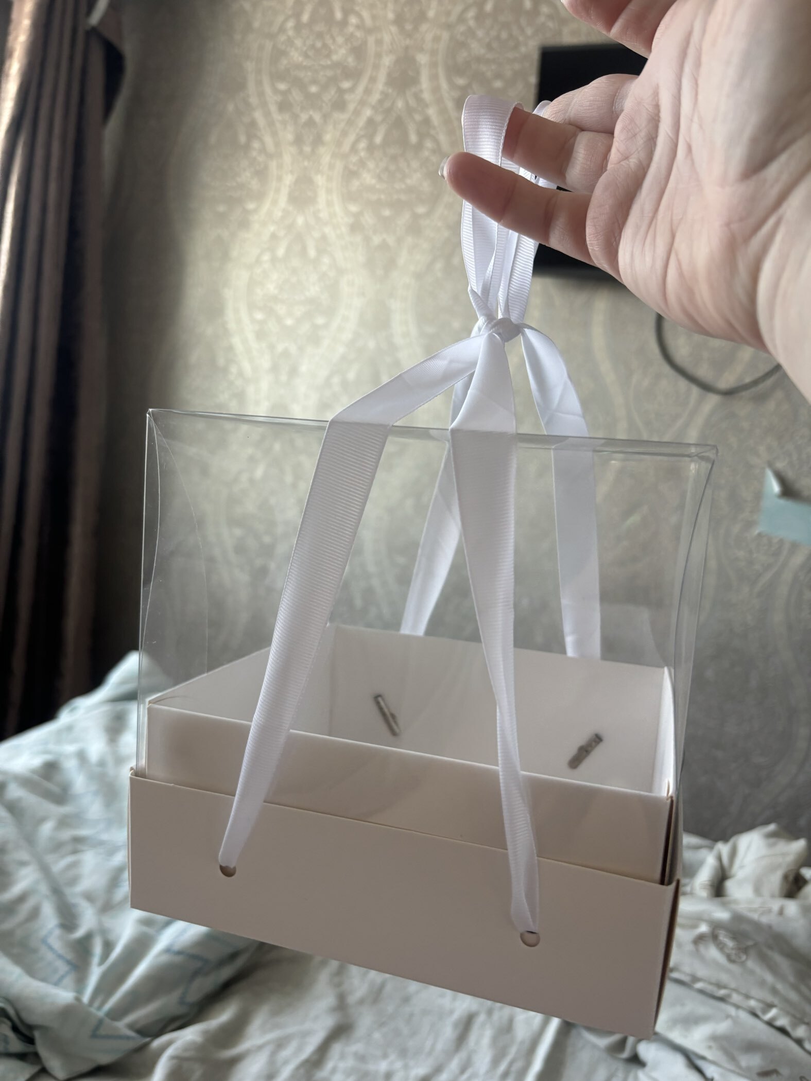 Фотография покупателя товара Коробка под бенто-торт, с прозрачной крышкой, белый, 14×14×8 см - Фото 12