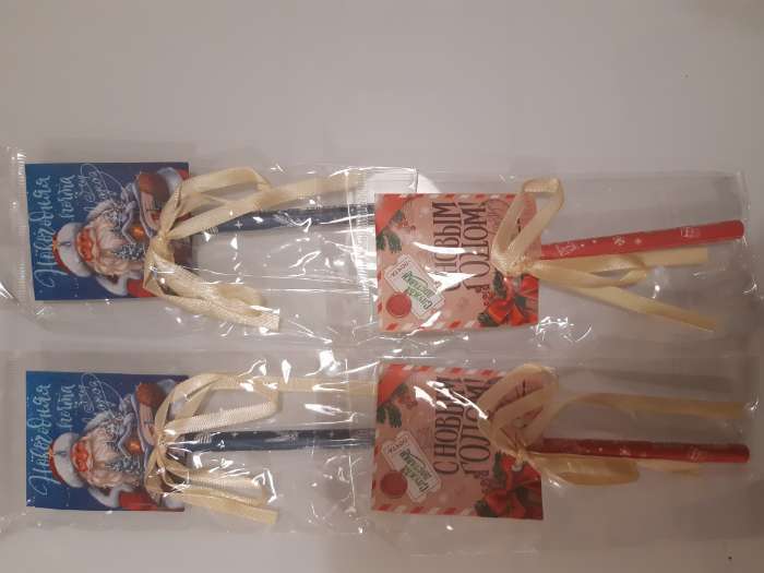 Фотография покупателя товара Ручка-эко шариковая, синяя паста, 1.0 мм, в открытке «Волшебство праздника, аниме» - Фото 1