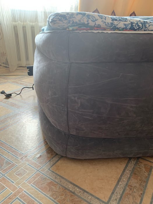 Фотография покупателя товара Кровать надувная Comfort-Plush Twin, 99 х 191 х 46 см, с встроенным насосом 220V, 64412 INTEX - Фото 1