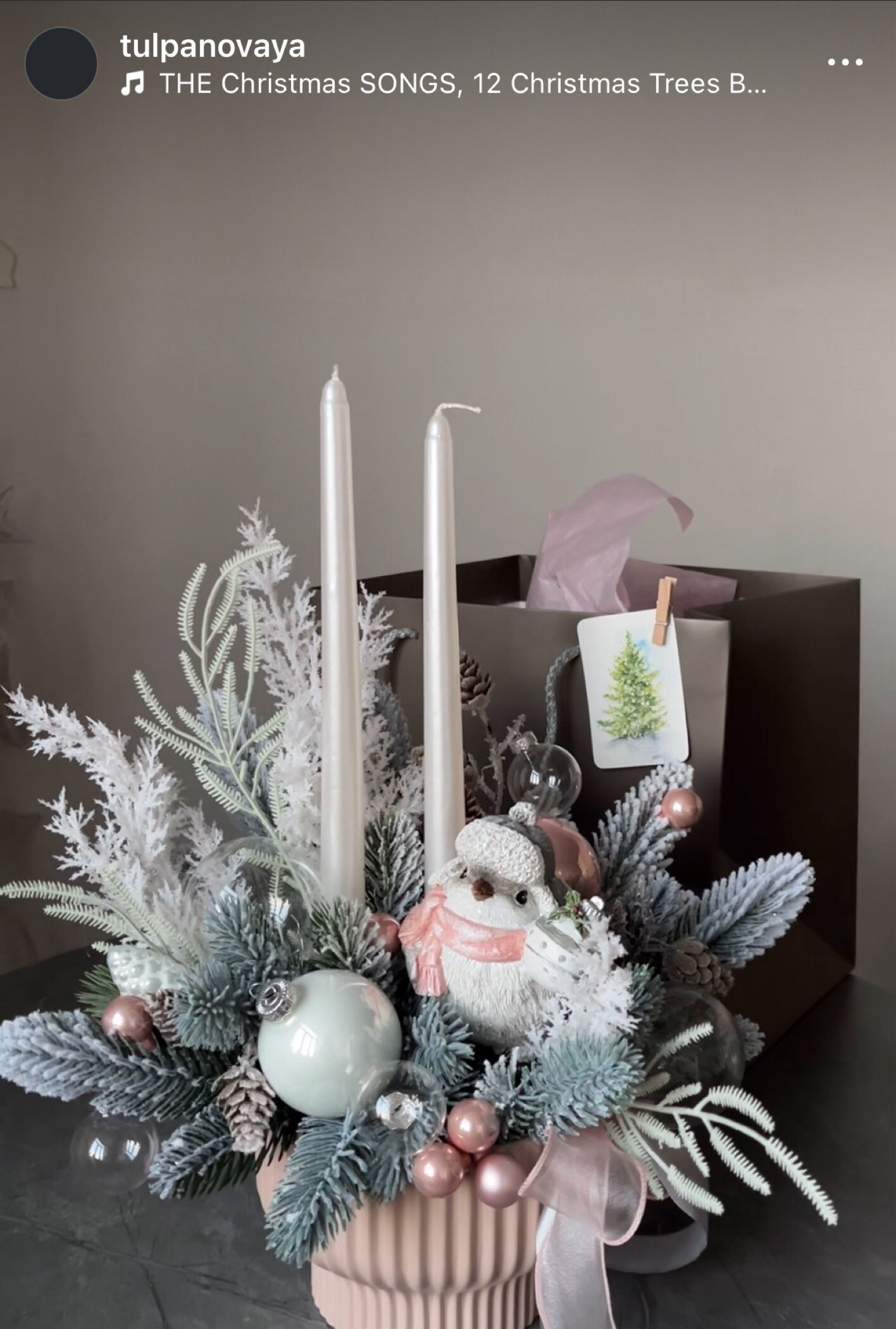 Фотография покупателя товара Фигурка полистоун «Воробышек в шапке-ушанке с новогодним шариком», 8.5×13×13 см - Фото 1