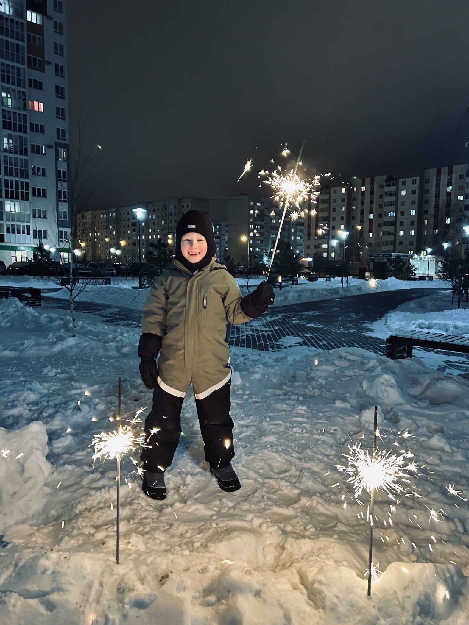 Фотография покупателя товара Бенгальские огни, 40 см, 3 штуки, «Новогодние», 80 сек - Фото 5