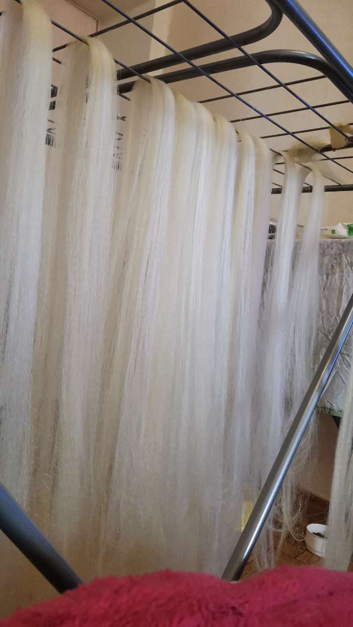 Фотография покупателя товара ZUMBA Канекалон однотонный, гофрированный, 60 см, 100 гр, цвет блонд - Фото 34