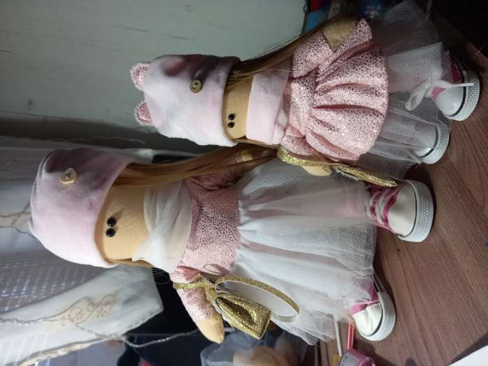 Фотография покупателя товара Набор для шитья. Интерьерные куклы «Иви и Эми», 20 см - Фото 6