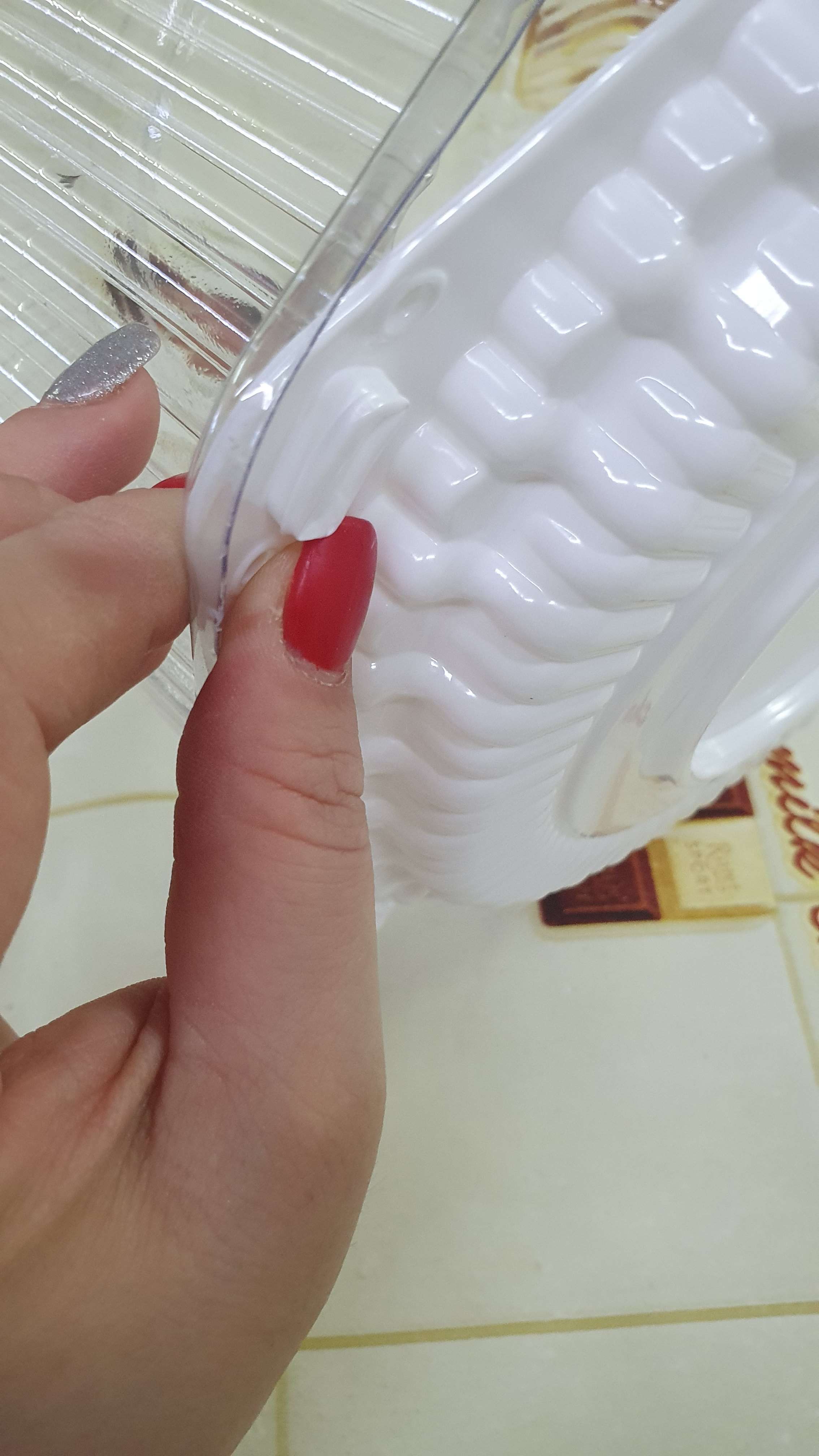 Фотография покупателя товара Тортовница пластиковая одноразовая с разъёмной крышкой УТ30, 22×10 см, цвет прозрачный - Фото 1