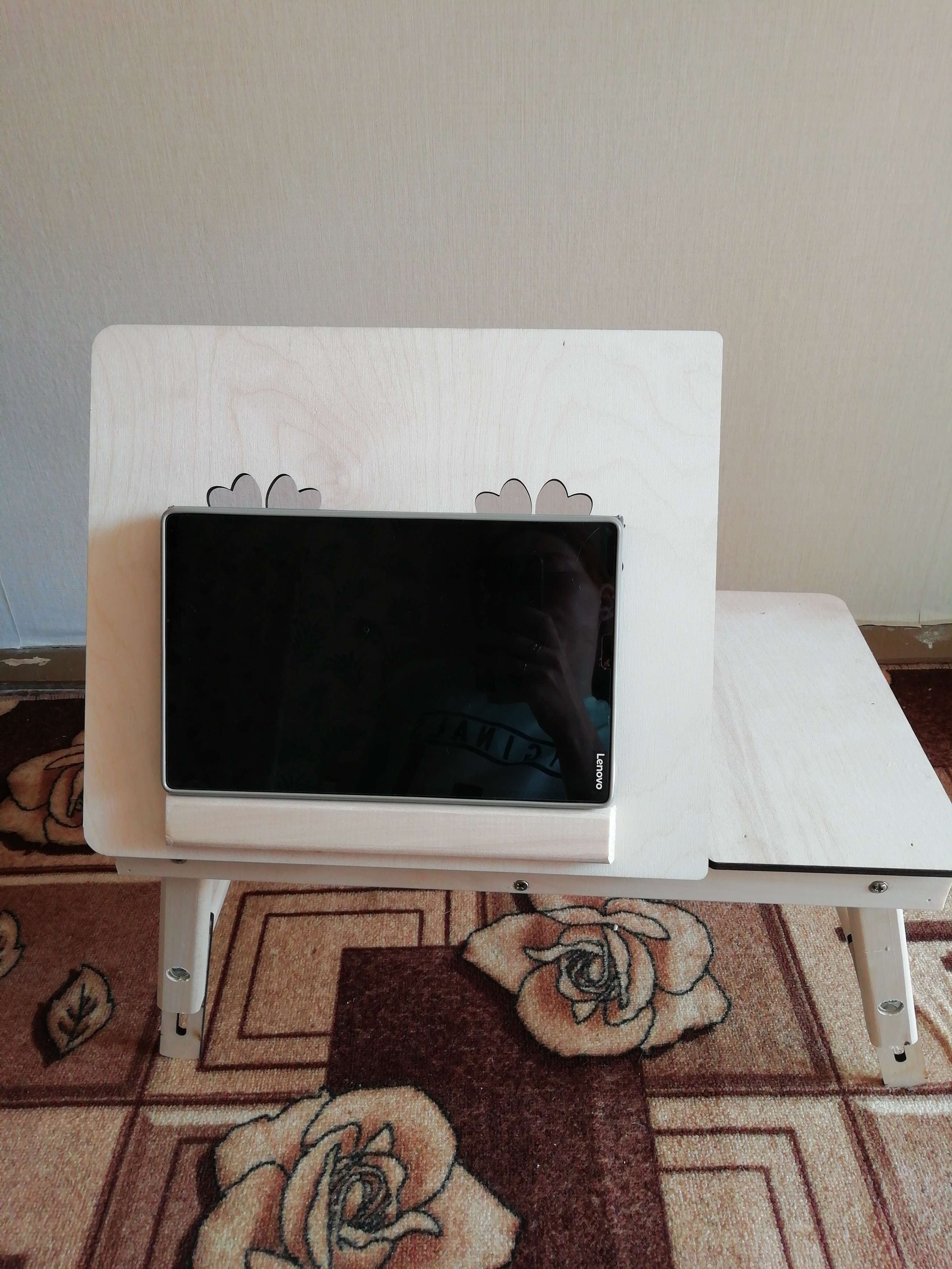 Фотография покупателя товара Столик для ноутбука складной "Цветок", 50×30×21см