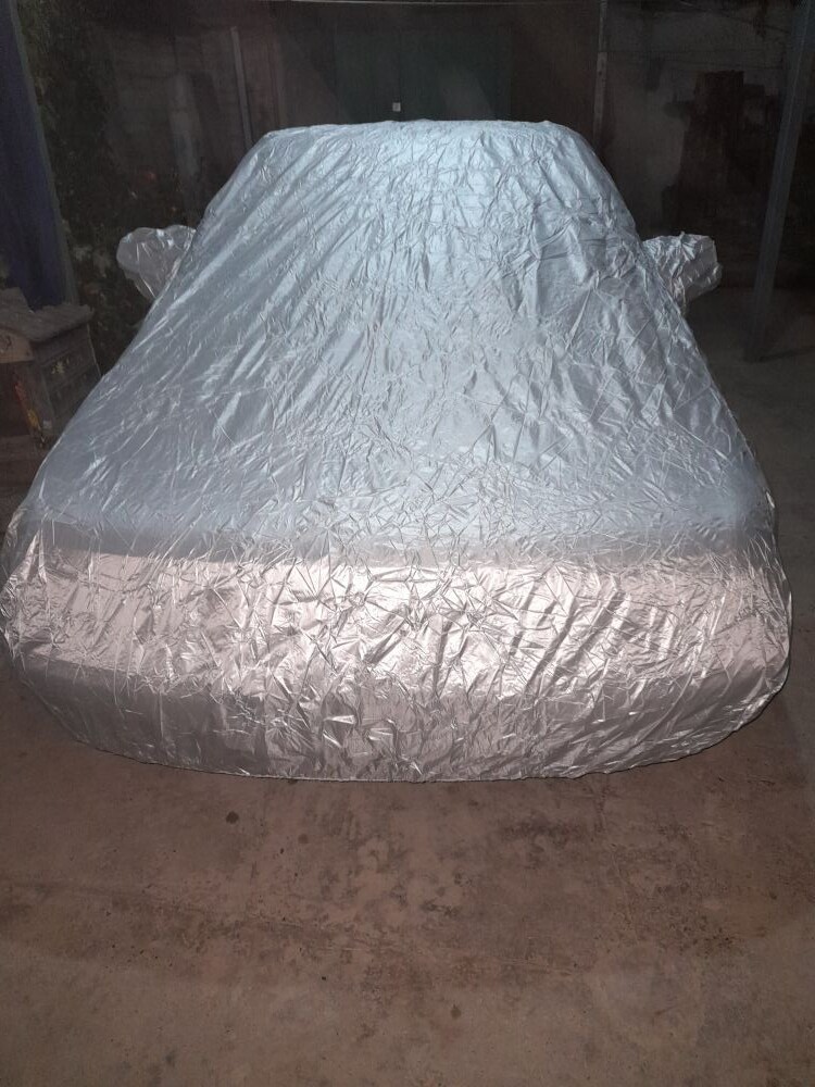 Фотография покупателя товара Тент автомобильный CARTAGE, водонепроницаемый, полиэстер, M, 430×165×120 см - Фото 2
