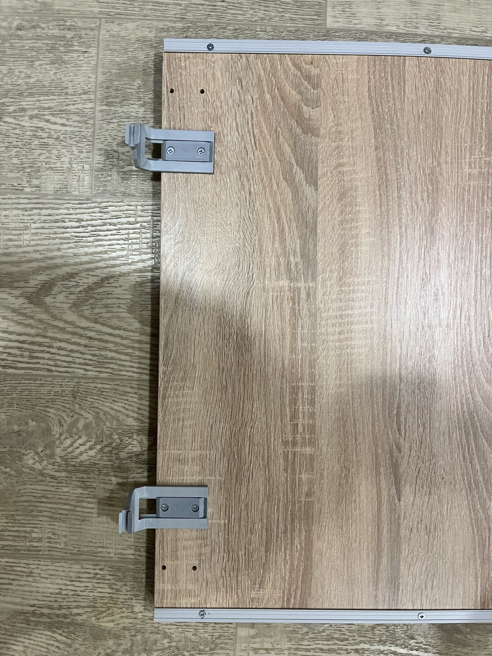 Фотография покупателя товара Шкаф-купе «Прайм», 1400×570×2300 мм, 2-х дверный, ЛДСП, цвет серый диамант - Фото 5