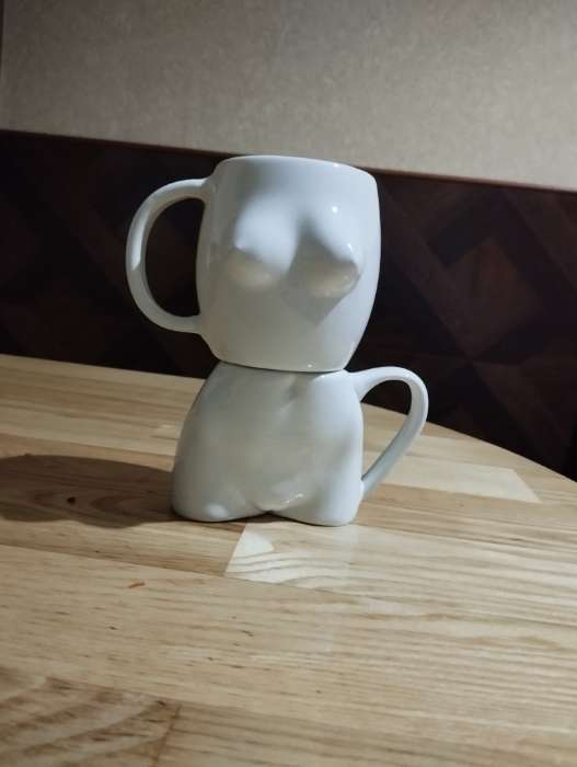 Фотография покупателя товара Кружка чайная керамическая «Ева», 150 мл, 18+ - Фото 2