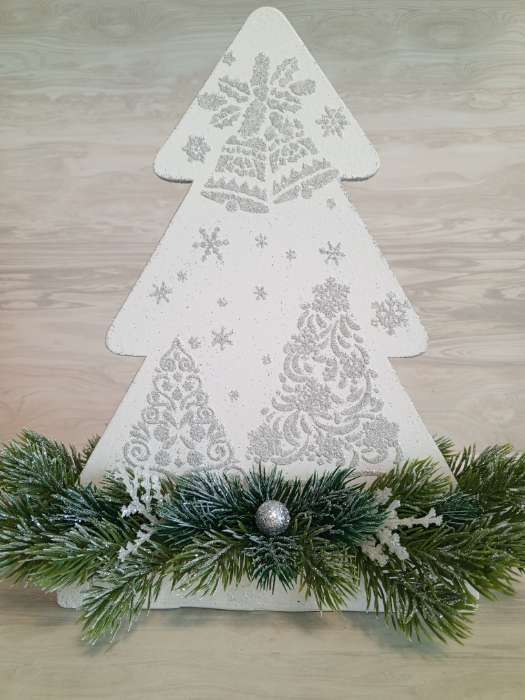 Фотография покупателя товара Трафарет для творчества «Ёлочки», 15 х 15 см, пластик - Фото 1