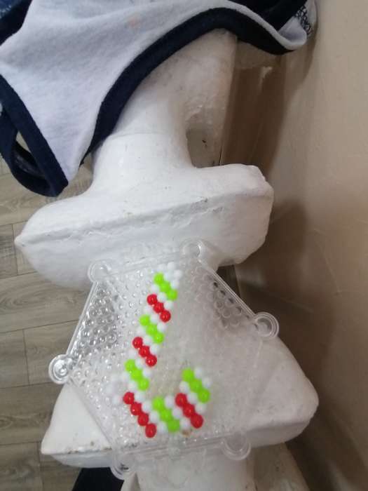 Фотография покупателя товара Аквамозаика «Новогоднее волшебство», 4 фигурки, 300 шариков - Фото 1