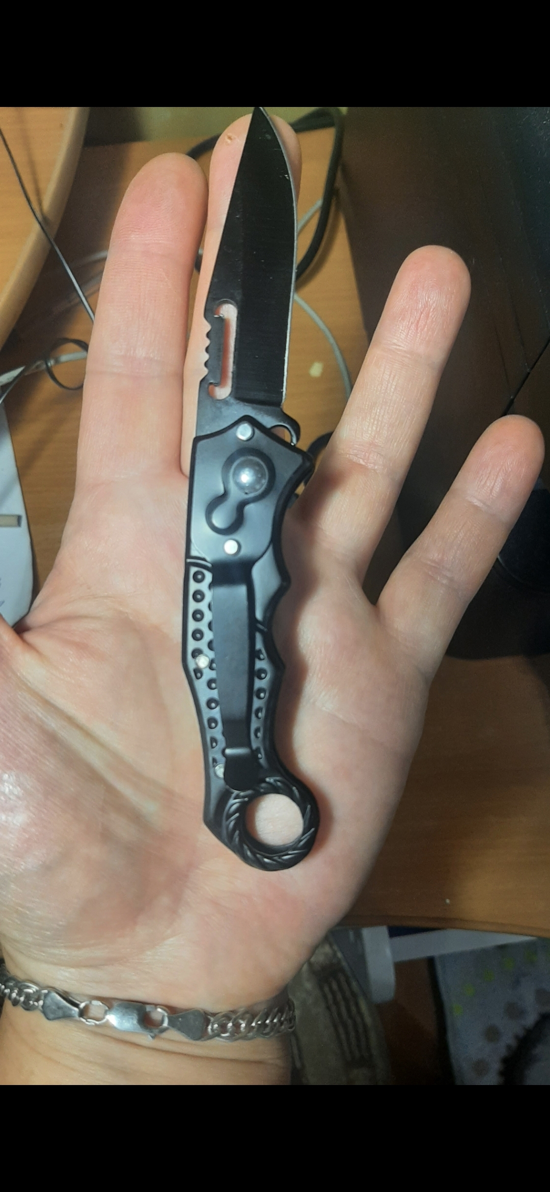 Фотография покупателя товара Нож складной "Пиранья" 16см, клинок 65мм/1мм - Фото 1