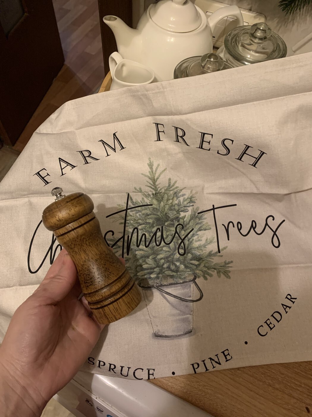 Фотография покупателя товара Полотенце «Этель» Christmas tree 40×73 см, 100% хл, саржа 190 г/м² - Фото 4