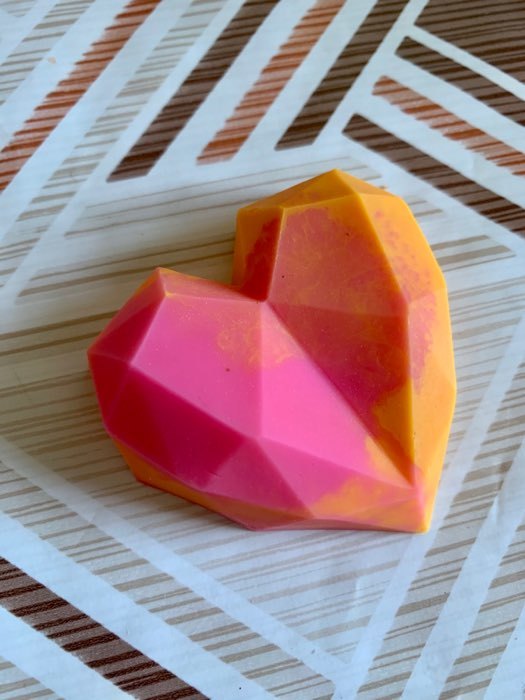 Фотография покупателя товара Молд Доляна «Сердце», силикон, 7,5×7,5×2,5 см, цвет розовый - Фото 18