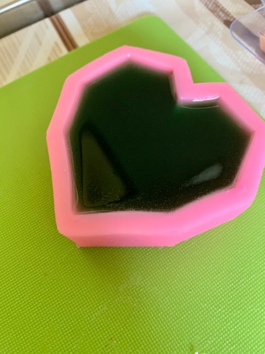 Фотография покупателя товара Молд Доляна «Сердце», силикон, 7,5×7,5×2,5 см, цвет розовый - Фото 19