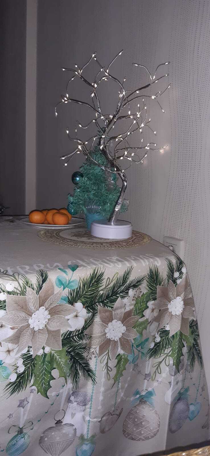 Фотография покупателя товара Скатерть новогодняя "Этель" Beautiful Сhristmas 149х110см с ГМВО, 100%хл, 190г/м2 - Фото 1