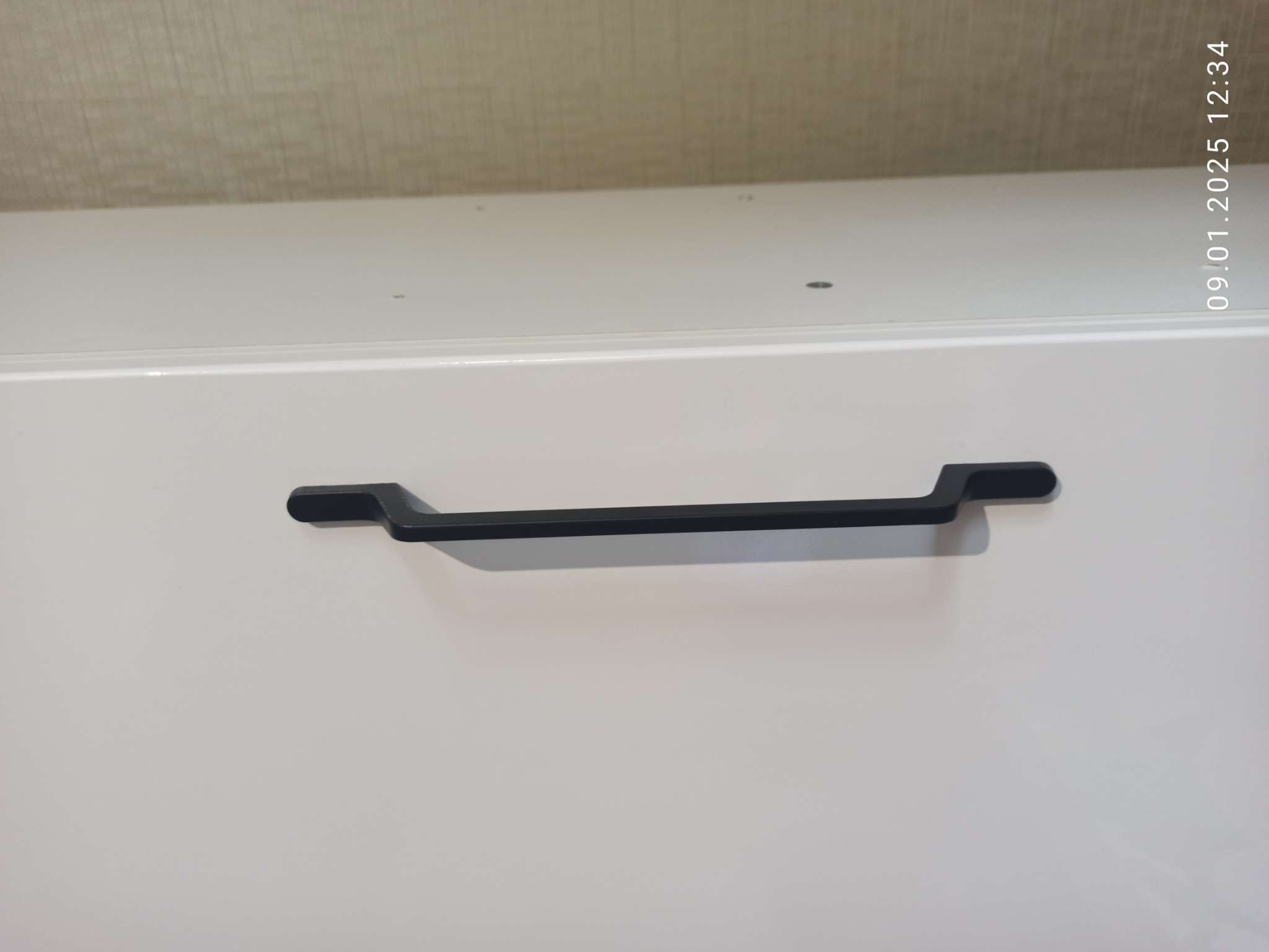 Фотография покупателя товара Ручка-скоба CAPPIO PC199, м/о 192 мм, цвет черный - Фото 2