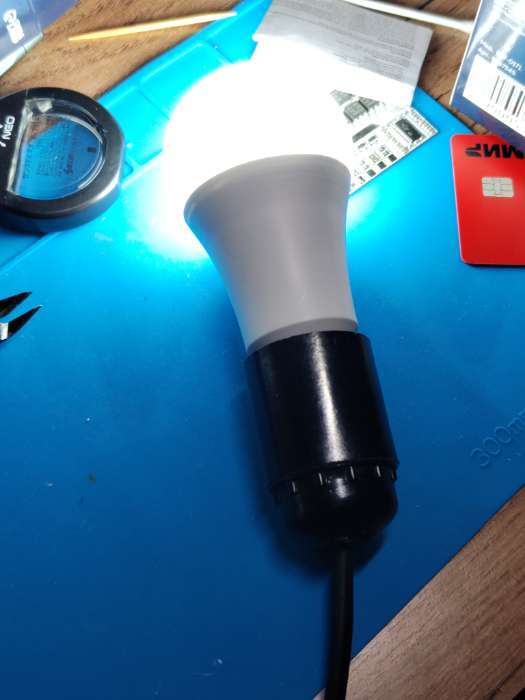 Фотография покупателя товара Лампа светодиодная Luazon Lighting, A60, 20 Вт, E27, 1620 Лм, 6500 К, холодный белый - Фото 9