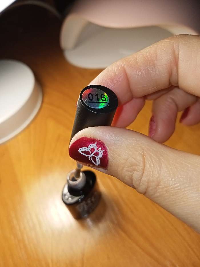 Фотография покупателя товара Гель-лак для ногтей "Хамелеон", трёхфазный LED/UV, для чёрной основы, 10мл, цвет 016 коричневый - Фото 21