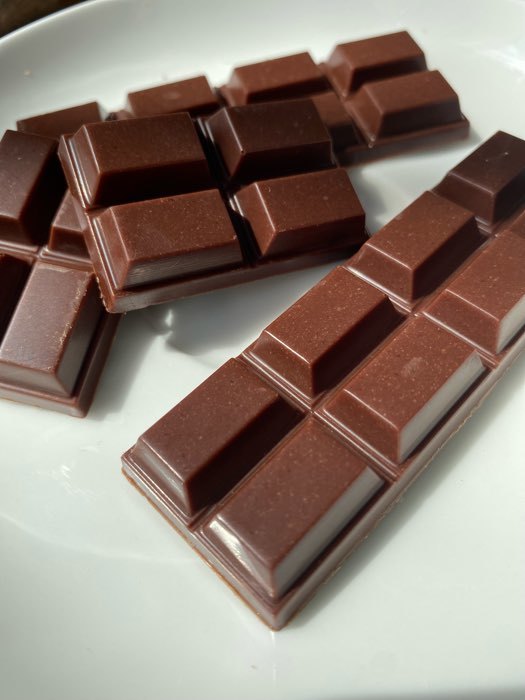 Фотография покупателя товара Форма для шоколада и конфет пластиковая «Батончик 2×4», цвет прозрачный