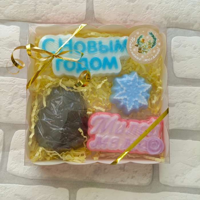 Фотография покупателя товара Коробка для печенья, белая, 15×15×3 см - Фото 4