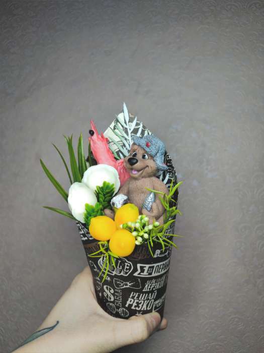 Фотография покупателя товара Бумага упаковочная, крафт «Пожелания», 70×100 см, 1 лист - Фото 1