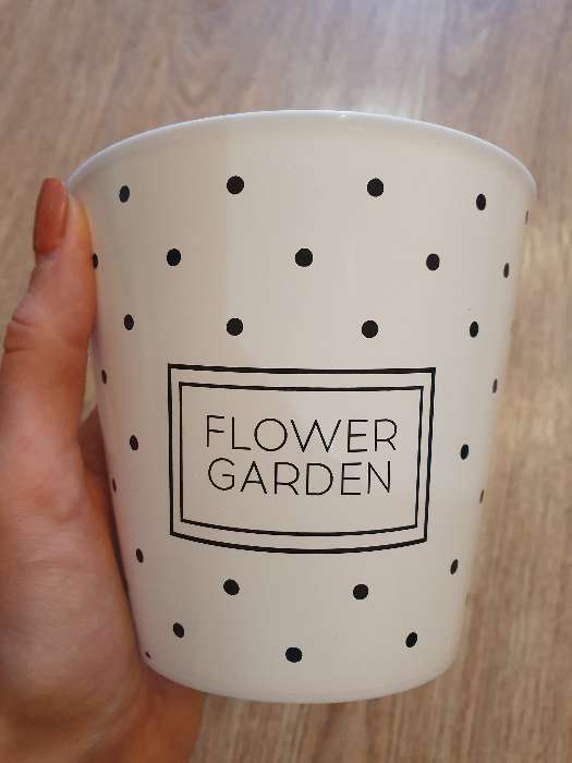 Фотография покупателя товара Горшок для цветов, кашпо Flower garden, 0,8 л, 11 х 12 см - Фото 2