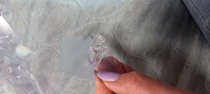 Фотография покупателя товара Крючки двойные самоклеящиеся, 10 шт., для бритвы, вилки, полотенец, 5.6×5.6 см - Фото 5