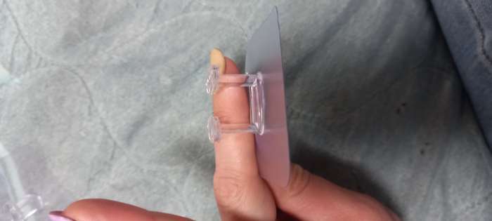 Фотография покупателя товара Крючки двойные самоклеящиеся, 10 шт., для бритвы, вилки, полотенец, 5.6×5.6 см - Фото 3