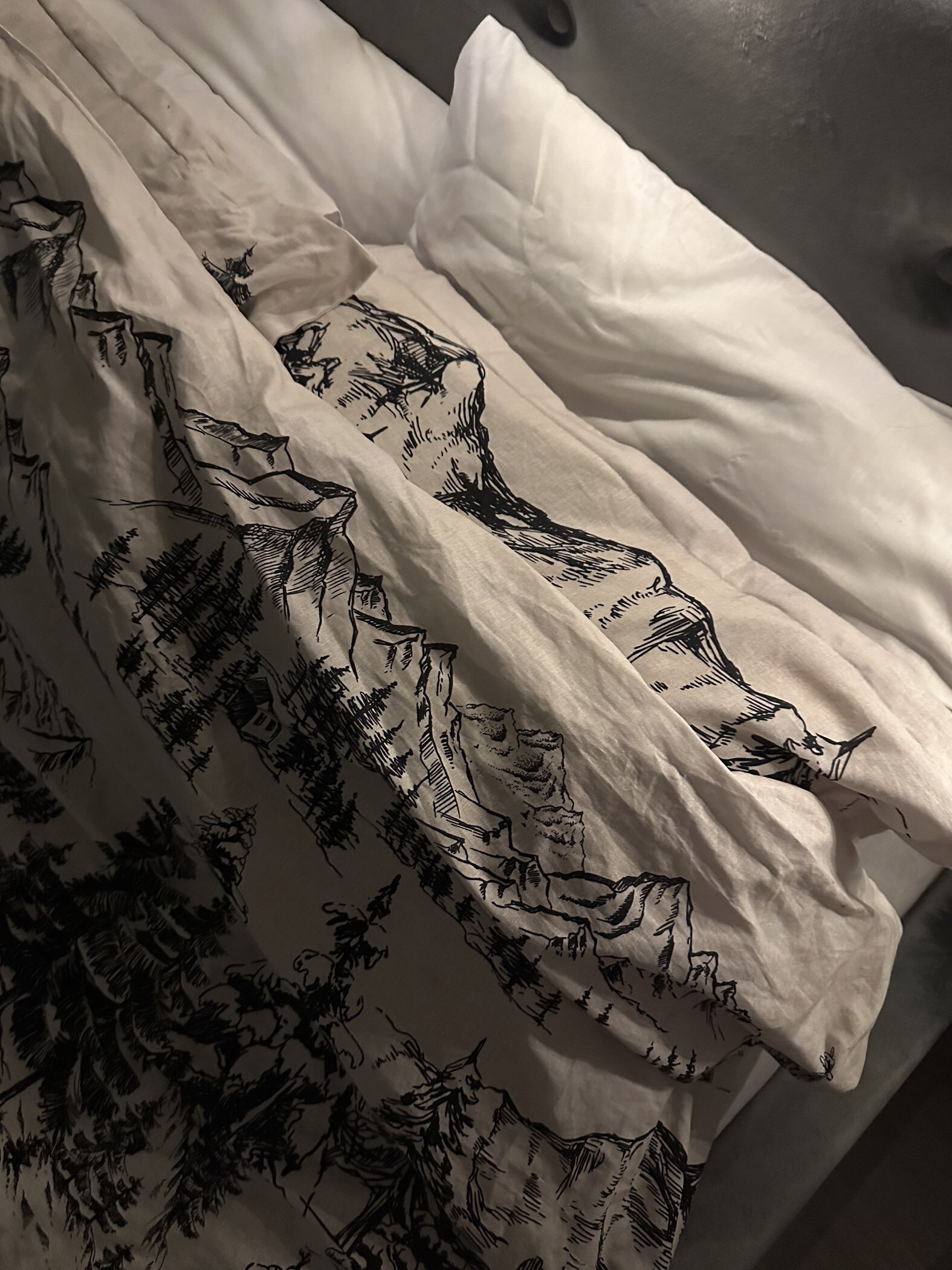 Фотография покупателя товара Постельное бельё 1.5-спальное «Этель» Winter landscape, поплин - Фото 2