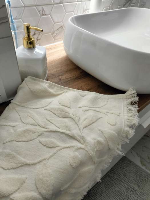 Фотография покупателя товара Полотенце махровое SL HOME: Boho «Блан де Блан» 100×180 см, хлопок 100%, белое - Фото 6