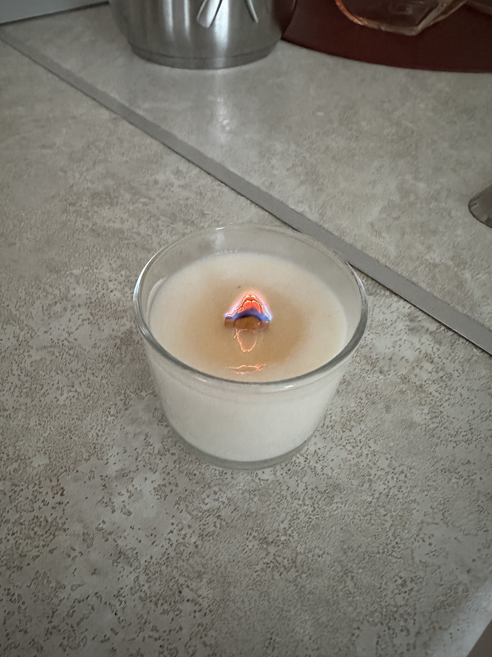 Фотография покупателя товара Фитиль для свечи дерево с металлическим держателем 1,3х15 см - Фото 1