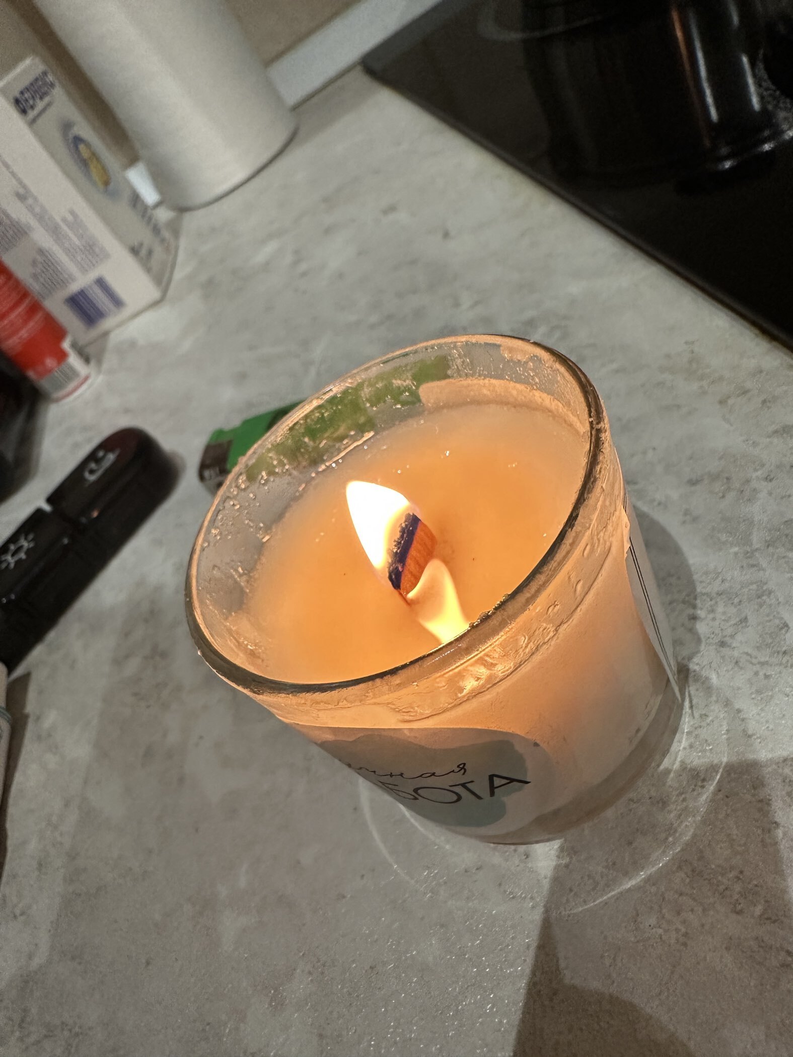 Фотография покупателя товара Фитиль для свечи дерево с металлическим держателем 1,3х15 см - Фото 3